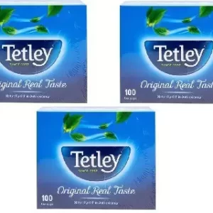 Tata Tetley 100 s Hard Teabags Pack 3 (100g/3) Green Tea Bags Pouch (3 x 100 Bags)