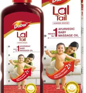 Dabur Lal Tail - Ayurvedic Baby Oil - Clinically Tested 2 X Faster Physical Growth (200 ml)
