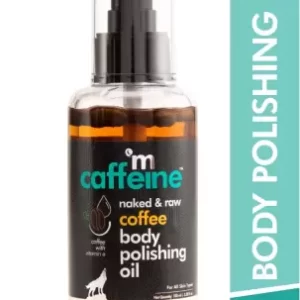 mCaffeine Coffee Body Oil - Reduces Cellulite, Stretch Marks & Dark Spots with Rosehip Oil (100 ml)