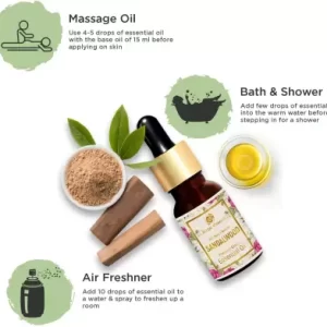 Sandalwood Essential Oil For Skin & Face 100% Pure/Chandan Essential Oil (15 ml)