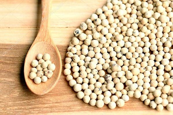White Pepper Whole, White Pepperccorns (Sabut Safed Mirch) | Premium (100 g)