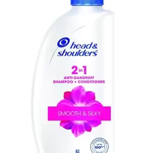 HEAD & SHOULDERS Smooth and Silky 2-in-1 Anti Dandruff Shampoo + Conditioner (650 ml)