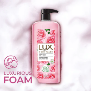 LUX Shower Gel, French Rose Fragrance & Almond Oil Bodywash (245 ml)
