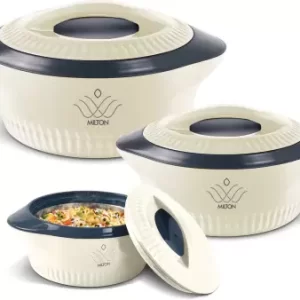 MILTON ROYAL JR. GIFT SET Pack of 3 Serve Casserole Set (410 ml, 830 ml, 1270 ml)