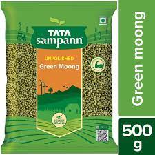 Tata Sampann Green Moong Dal (Whole) (500 g)