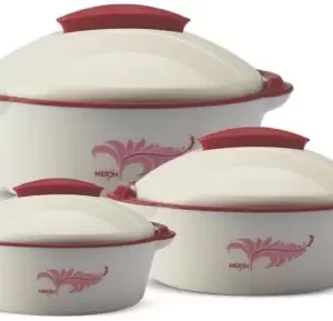MILTON Jr Crisp Dlx Pack of 3 Thermoware Casserole Set