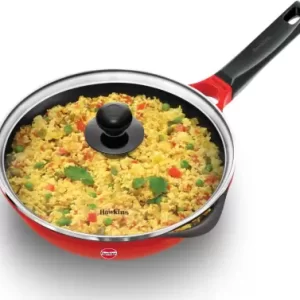 Hawkins Die Cast IDCF24G Fry Pan 24 cm diameter with Lid 1 L capacity (Aluminium, Non-stick, Induction Bottom)