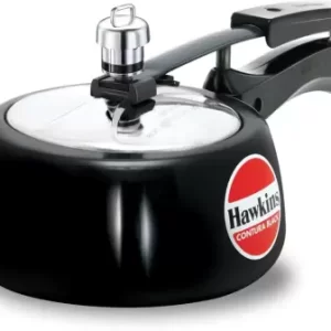Hawkins Contura Black 1.5 L Pressure Cooker (Hard Anodized)
