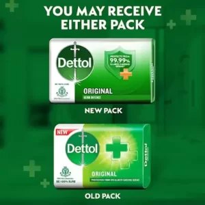 Dettol Bathing Soap Bar, Original (6 x 125 g)