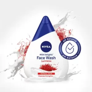 NIVEA Milk Delights Precious Saffron Face Wash (100 ml)