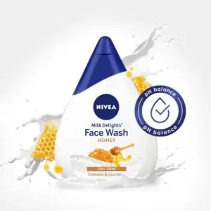 NIVEA Milk Delights Honey Face Wash (100 ml)