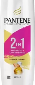 PANTENE 2 in 1 Hairfall Control Shampoo + Conditioner, 180 ml