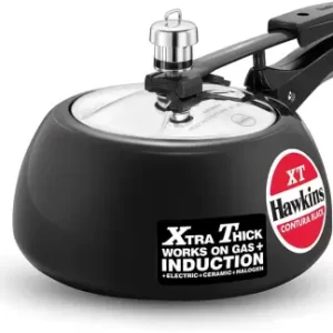 Hawkins Contura Black XT 2 L Induction Bottom Pressure Cooker (Hard Anodized)